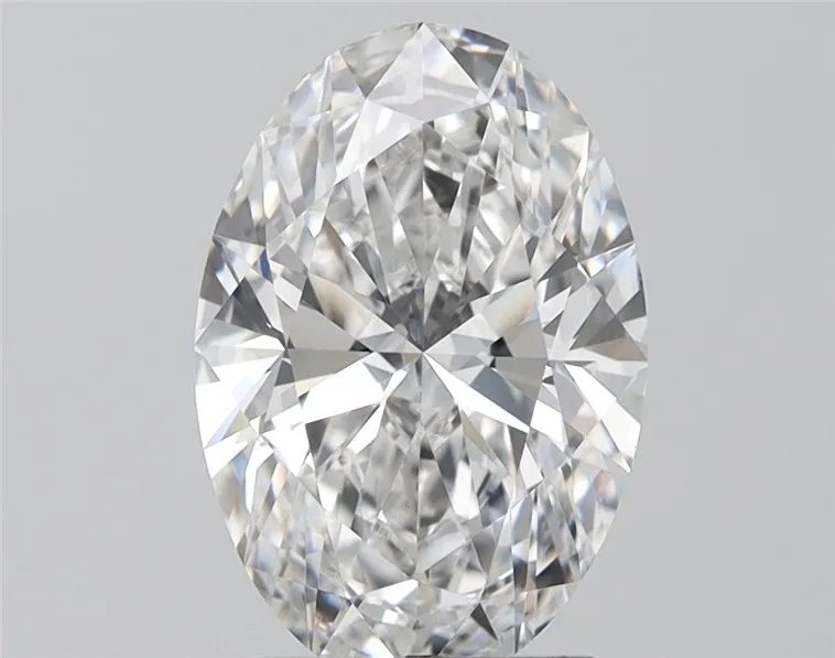 2.83ct Oval Lab Grown Diamond (Colour D, Clarity VVS2, IGI Certified)