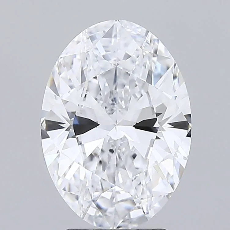 2.86ct Oval Lab Grown Diamond (Colour E, Clarity IF, IGI Certified)