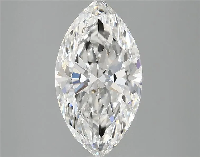 2.88ct Marquise Lab Grown Diamond (Colour F, Clarity VVS2, IGI Certified)
