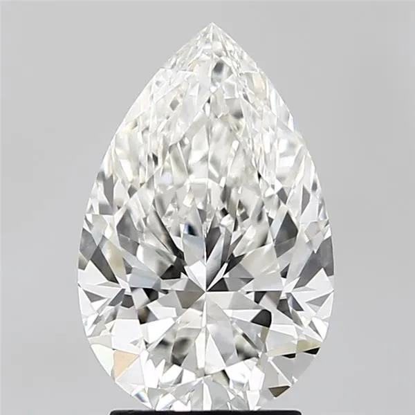 2.91ct Pear Lab Grown Diamond (Colour G, Clarity VVS2, IGI Certified)