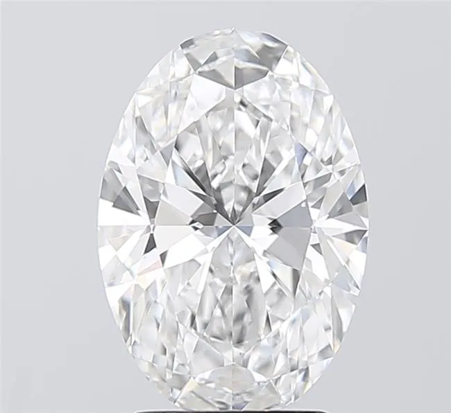 2.98ct Oval Lab Grown Diamond (Colour D, Clarity VVS2, IGI Certified)