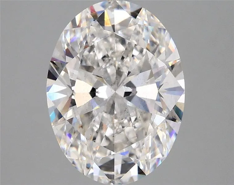 2.98ct Oval Lab Grown Diamond (Colour F, Clarity SI1, IGI Certified)