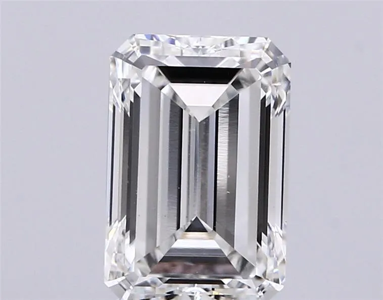 3.00ct Emerald Lab Grown Diamond (Colour F, Clarity VS1, IGI Certified)