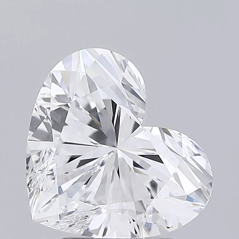 3.00ct Heart Lab Grown Diamond (Colour D, Clarity VS2, IGI Certified)