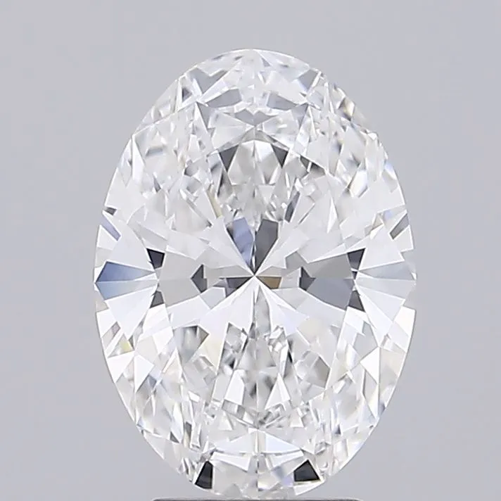 3.00ct Oval Lab Grown Diamond (Colour E, Clarity IF, IGI Certified)