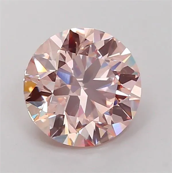 3.00ct Round Lab Grown Diamond (Colour Fancy Light Pink, Clarity VVS2, Cut EX, IGI Certified)