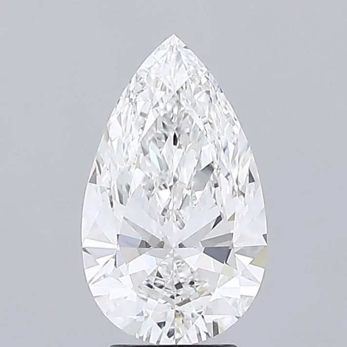 3.01ct Pear Lab Grown Diamond (Colour F, Clarity VVS2, IGI Certified)