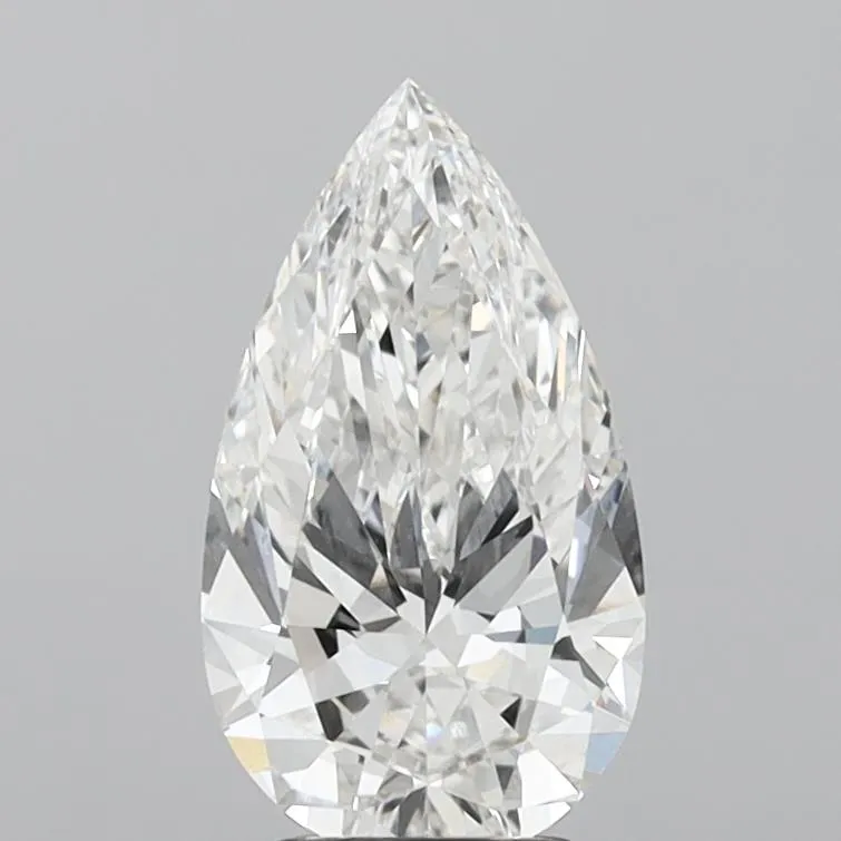 3.01ct Pear Lab Grown Diamond (Colour F, Clarity VVS2, IGI Certified)