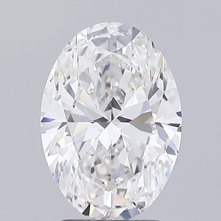 3.02ct Oval Lab Grown Diamond (Colour F, Clarity VVS2, IGI Certified)