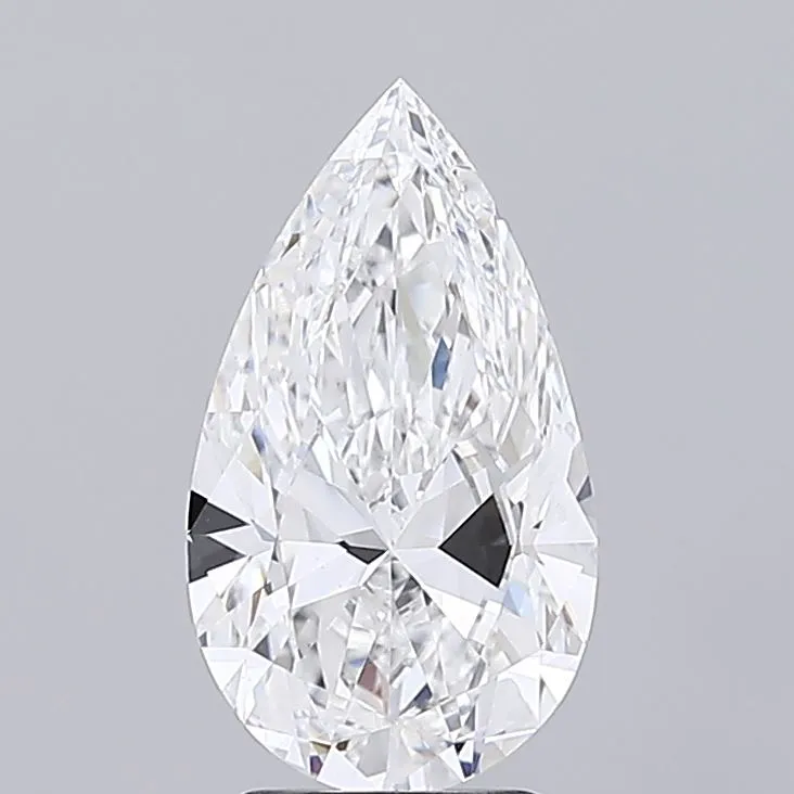 3.03ct Pear Lab Grown Diamond (Colour F, Clarity VVS2, IGI Certified)