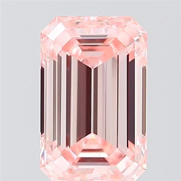 3.07ct Emerald Lab Grown Diamond (Colour Fancy Intense Pink, Clarity VVS2, IGI Certified)