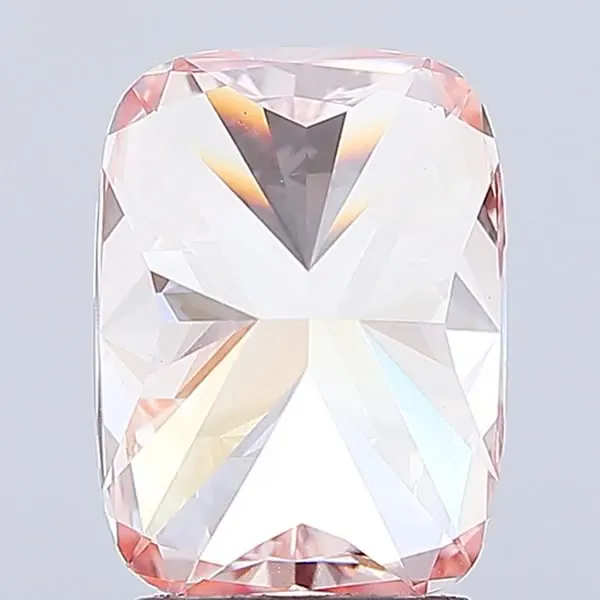 3.08ct Cushion modified Lab Grown Diamond (Colour Fancy Intense Pink, Clarity VVS2, IGI Certified)