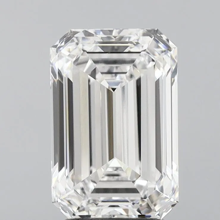 3.08ct Emerald Lab Grown Diamond (Colour E, Clarity VVS1, GIA Certified)