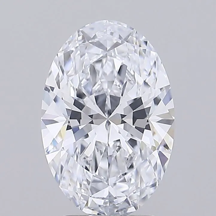 3.08ct Oval Lab Grown Diamond (Colour E, Clarity IF, Cut EX, GIA Certified)