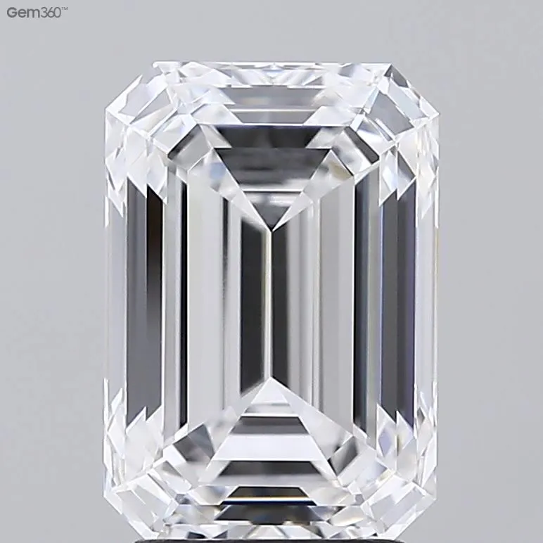 3.23ct Emerald Lab Grown Diamond (Colour E, Clarity VVS1, GIA Certified)