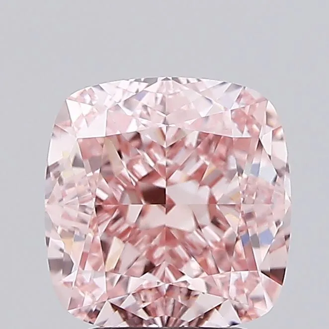 3.24ct Cushion modified Lab Grown Diamond (Colour Fancy Intense Pink, Clarity VVS2, IGI Certified)