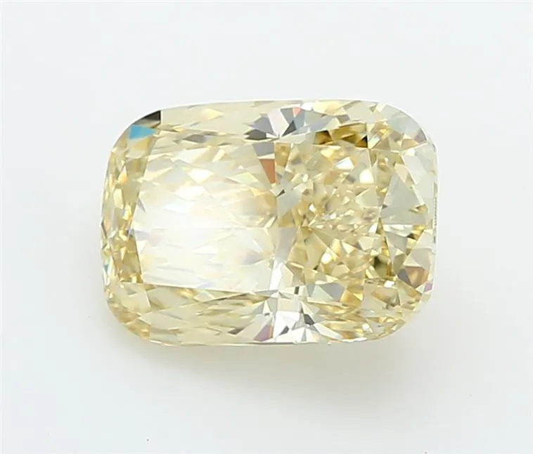 3.29ct Cushion modified Lab Grown Diamond (Colour Fancy Intense Yellow, Clarity VVS2, IGI Certified)
