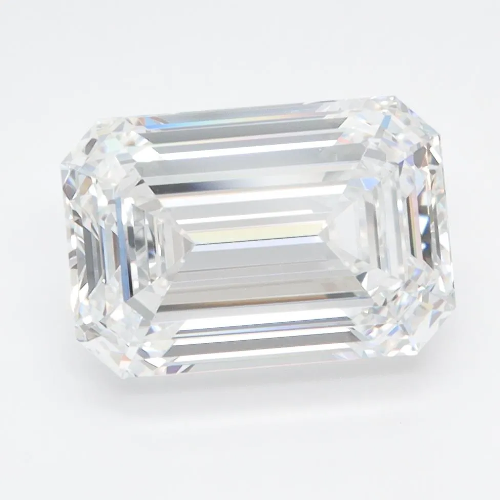 3.34ct Emerald Lab Grown Diamond (Colour D, Clarity VVS1, GIA Certified)