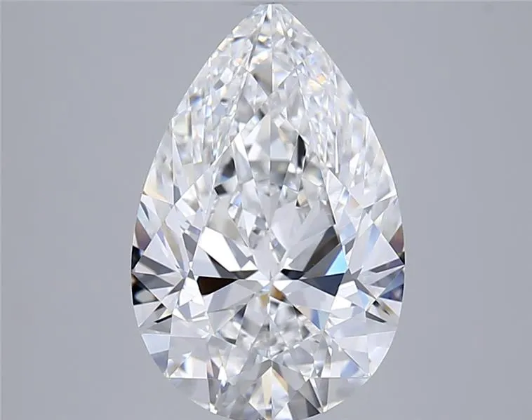 3.38ct Pear Lab Grown Diamond (Colour E, Clarity VVS1, IGI Certified)