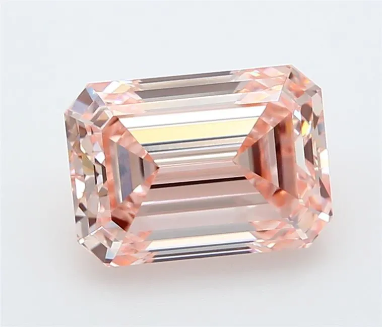 3.50ct Emerald Lab Grown Diamond (Colour Fancy Intense Pink, Clarity VVS1, IGI Certified)