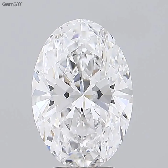 3.51ct Oval Lab Grown Diamond (Colour E, Clarity VVS2, GIA Certified)