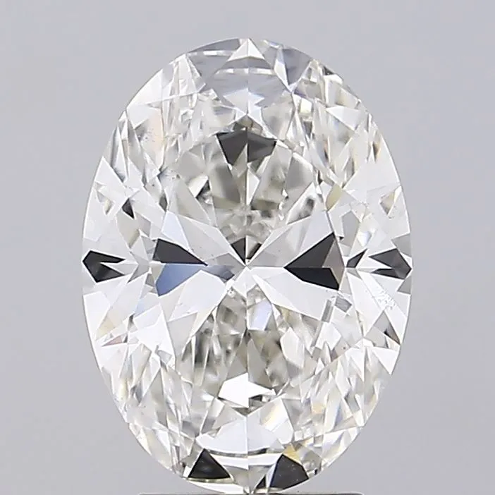 3.51ct Oval Lab Grown Diamond (Colour G, Clarity VS2, IGI Certified)