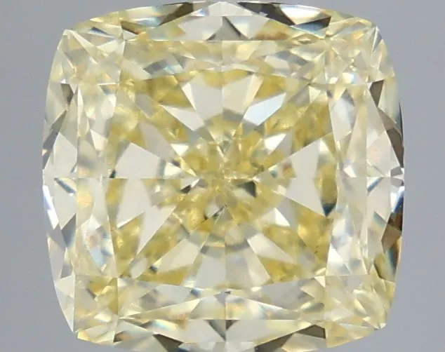 3.52ct Cushion modified Lab Grown Diamond (Colour Fancy Yellow, Clarity VS1, IGI Certified)