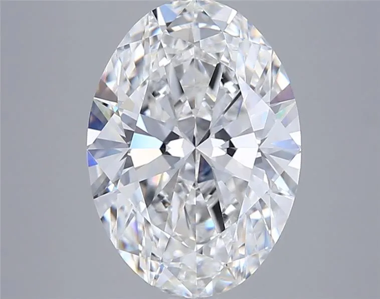 3.55ct Oval Lab Grown Diamond (Colour F, Clarity VVS1, IGI Certified)