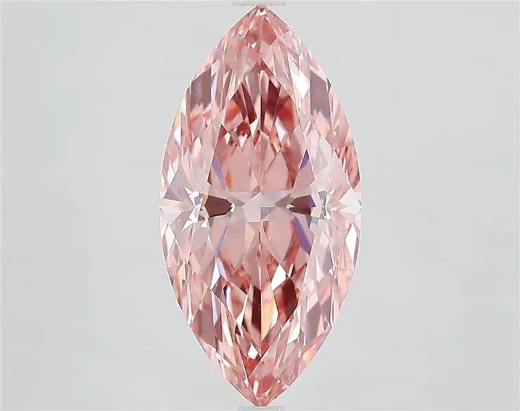 3.56ct Marquise Lab Grown Diamond (Colour Fancy Vivid Pink, Clarity VS1, IGI Certified)