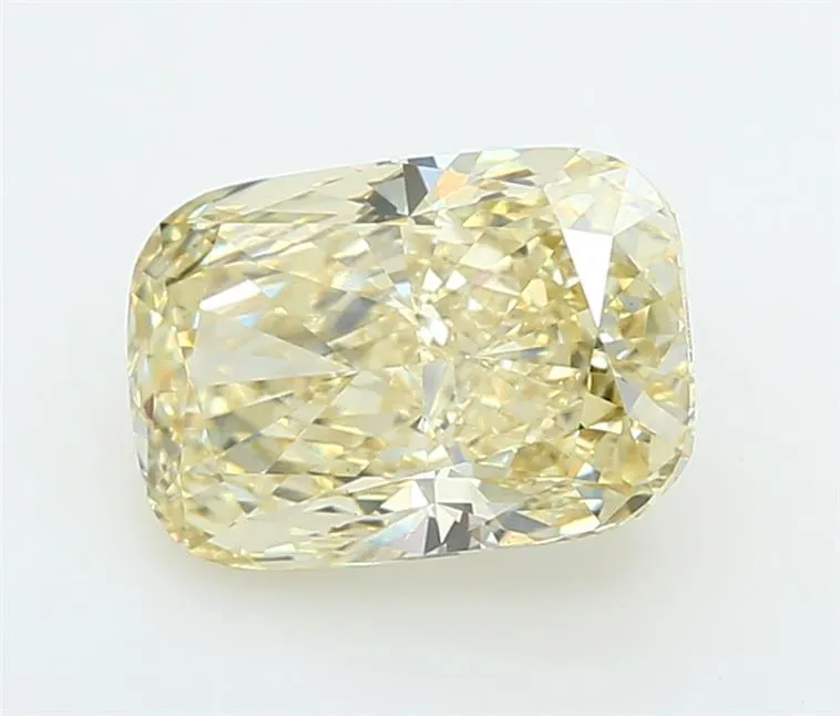 3.60ct Cushion modified Lab Grown Diamond (Colour Fancy Yellow, Clarity VS1, IGI Certified)