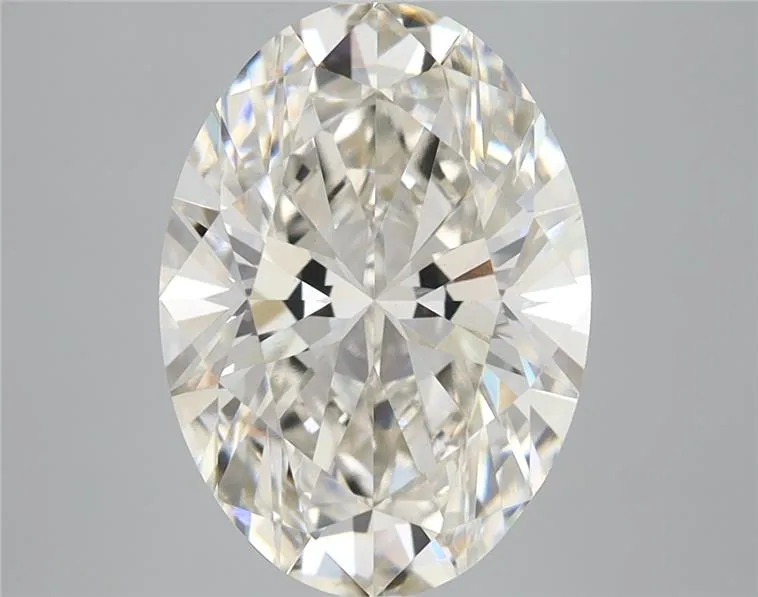 3.70ct Oval Lab Grown Diamond (Colour H, Clarity VVS2, IGI Certified)