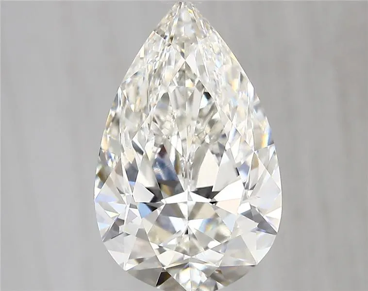 3.70ct Pear Lab Grown Diamond (Colour G, Clarity VVS2, IGI Certified)