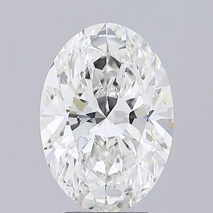 3.72ct Oval Lab Grown Diamond (Colour F, Clarity VVS2, IGI Certified)
