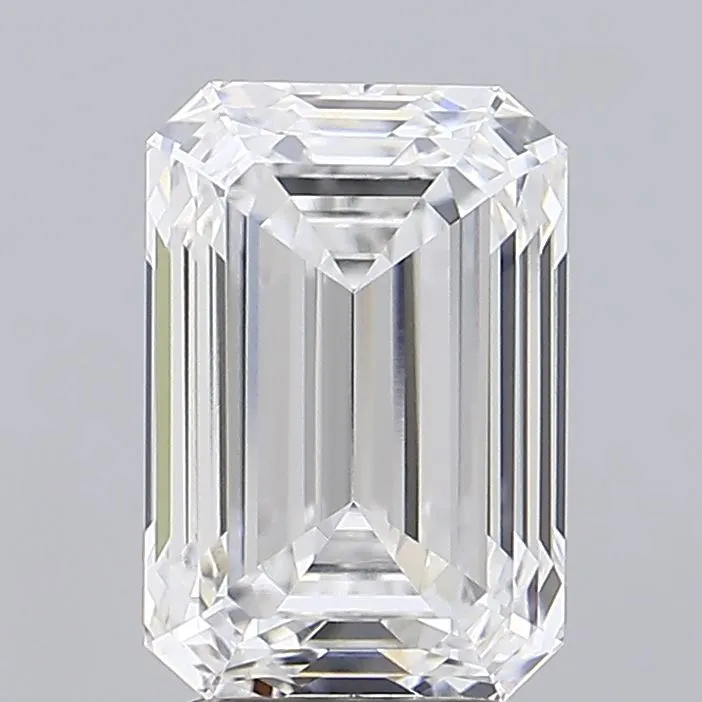 3.79ct Emerald Lab Grown Diamond (Colour E, Clarity IF, IGI Certified)