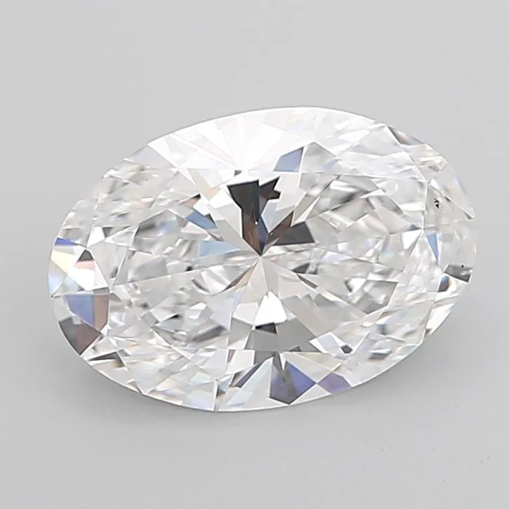3.82ct Oval Lab Grown Diamond (Colour D, Clarity IF, IGI Certified)