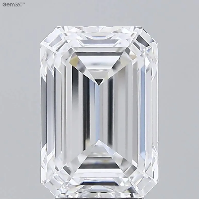 3.97ct Emerald Lab Grown Diamond (Colour E, Clarity VVS1, GIA Certified)