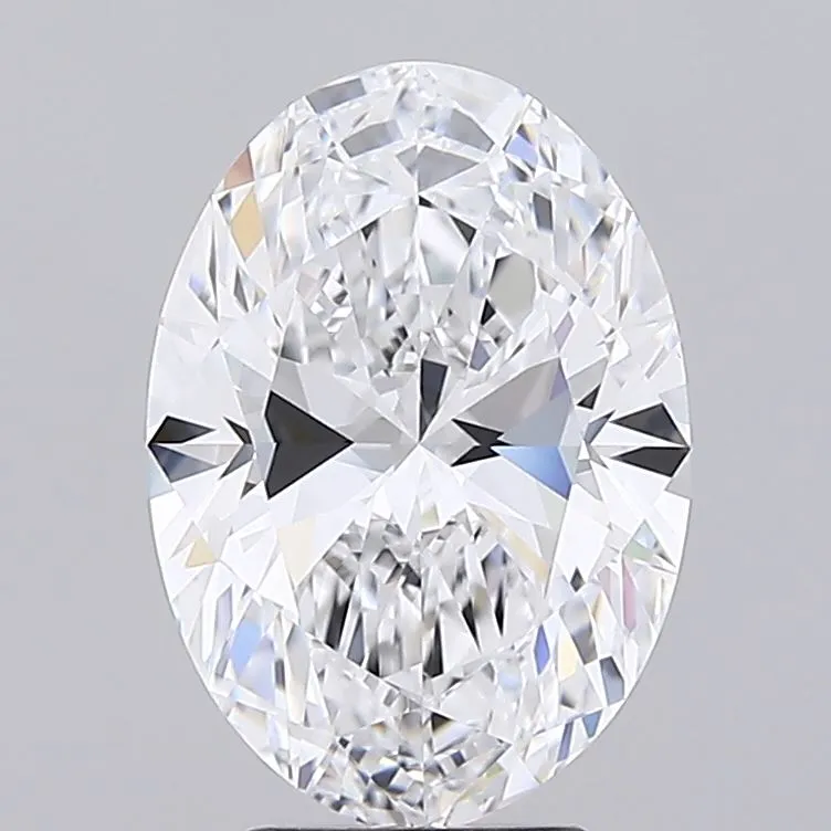 4.01ct Oval Lab Grown Diamond (Colour D, Clarity IF, IGI Certified)