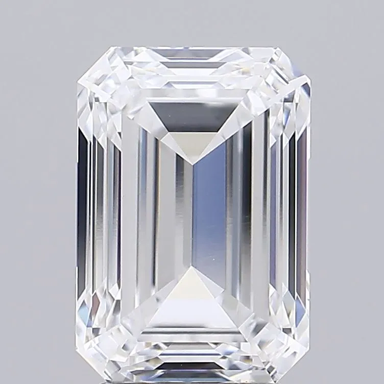 4.02ct Emerald Lab Grown Diamond (Colour D, Clarity VVS2, IGI Certified)