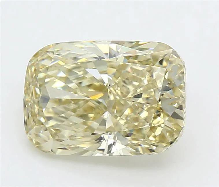 4.03ct Cushion modified Lab Grown Diamond (Colour Fancy Yellow, Clarity VVS2, IGI Certified)