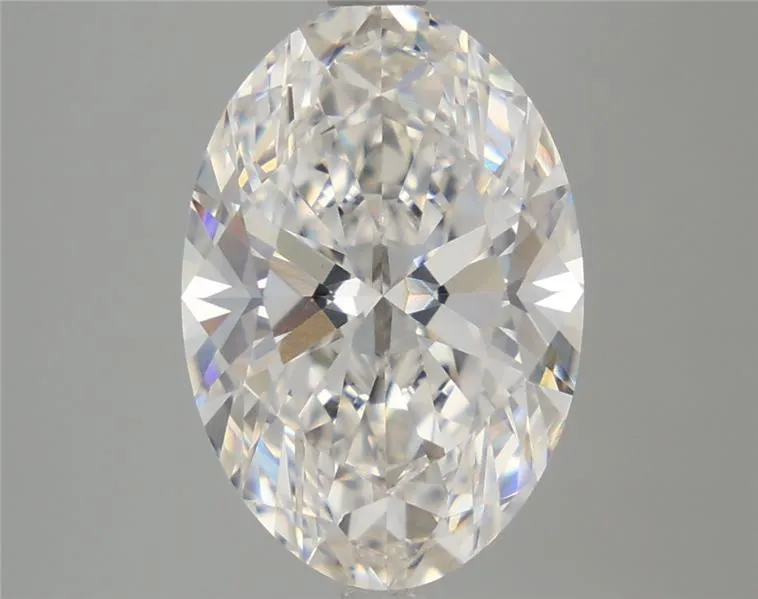 4.07ct Oval Lab Grown Diamond (Colour F, Clarity VVS2, Cut EX, IGI Certified)