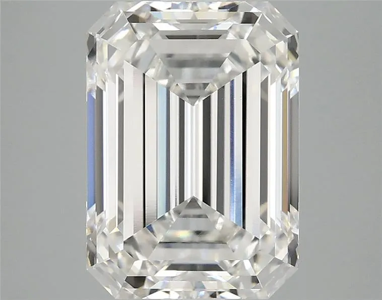 4.08ct Emerald Lab Grown Diamond (Colour F, Clarity VVS2, IGI Certified)