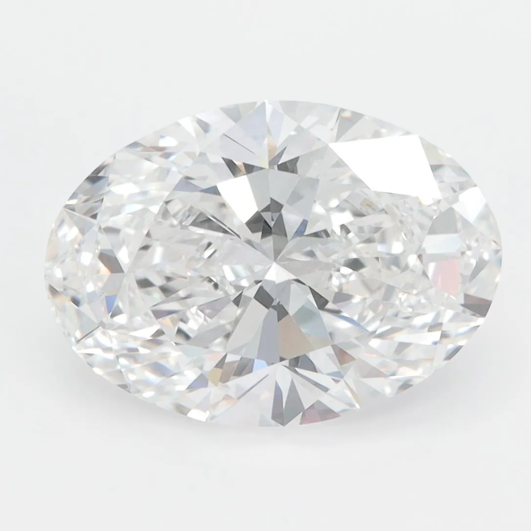 4.08ct Oval Lab Grown Diamond (Colour E, Clarity VS1, GIA Certified)