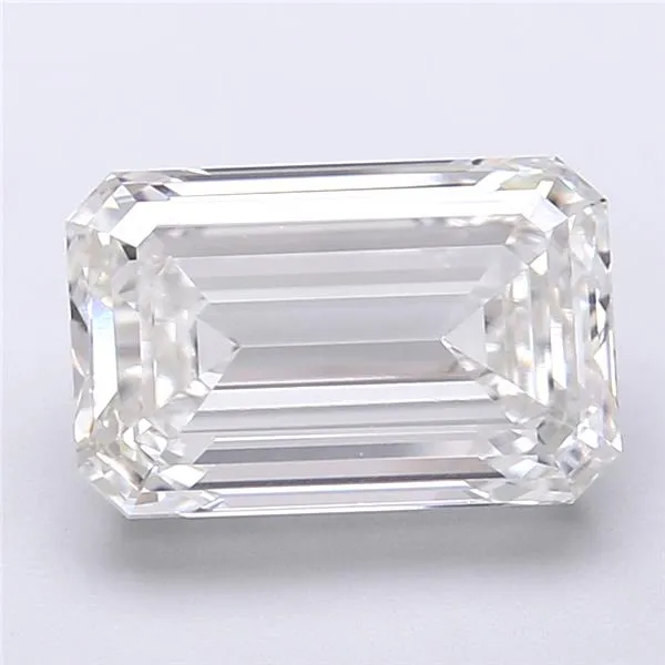 4.10ct Emerald Lab Grown Diamond (Colour F, Clarity VVS2, IGI Certified)