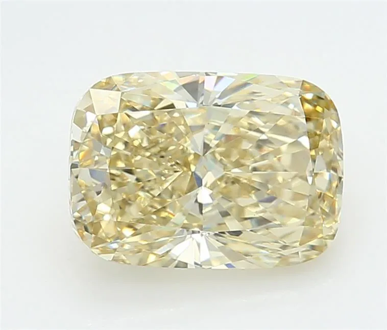 4.16ct Cushion modified Lab Grown Diamond (Colour Fancy Yellow, Clarity VS1, IGI Certified)