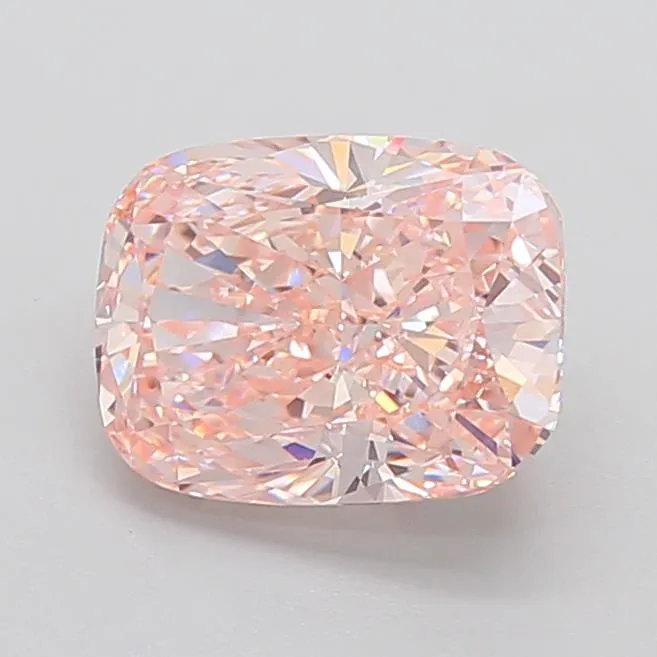 4.18ct Cushion modified Lab Grown Diamond (Colour Fancy Intense Pink, Clarity VVS2, IGI Certified)