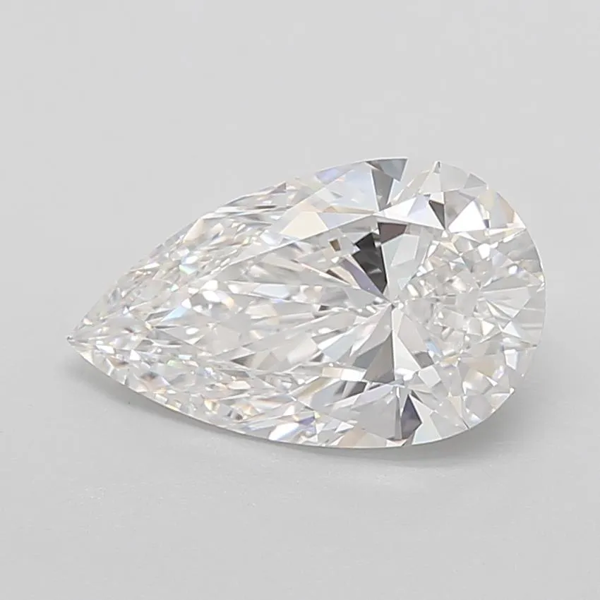 4.24ct Pear Lab Grown Diamond (Colour E, Clarity VVS1, IGI Certified)
