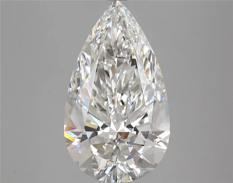 4.28ct Pear Lab Grown Diamond (Colour G, Clarity VS1, IGI Certified)