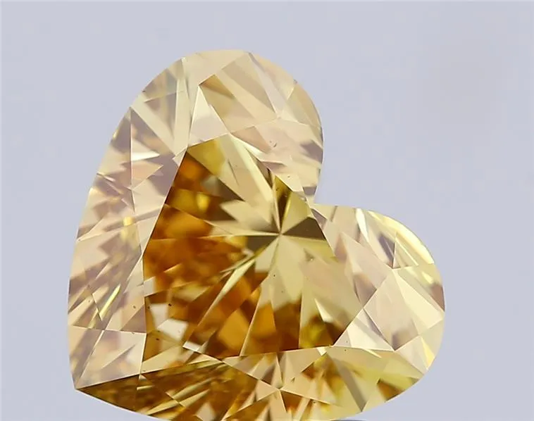 4.96ct Heart Lab Grown Diamond (Colour Fancy Vivid Yellow, Clarity VS1, IGI Certified)