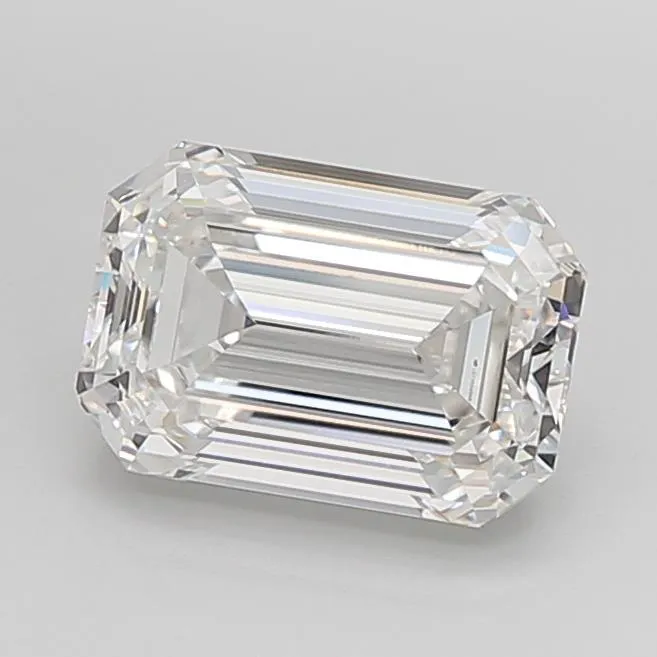 5.00ct Emerald Lab Grown Diamond (Colour E, Clarity IF, IGI Certified)