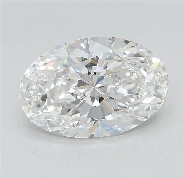 5.00ct Oval Lab Grown Diamond (Colour E, Clarity VVS2, Cut EX, IGI Certified)